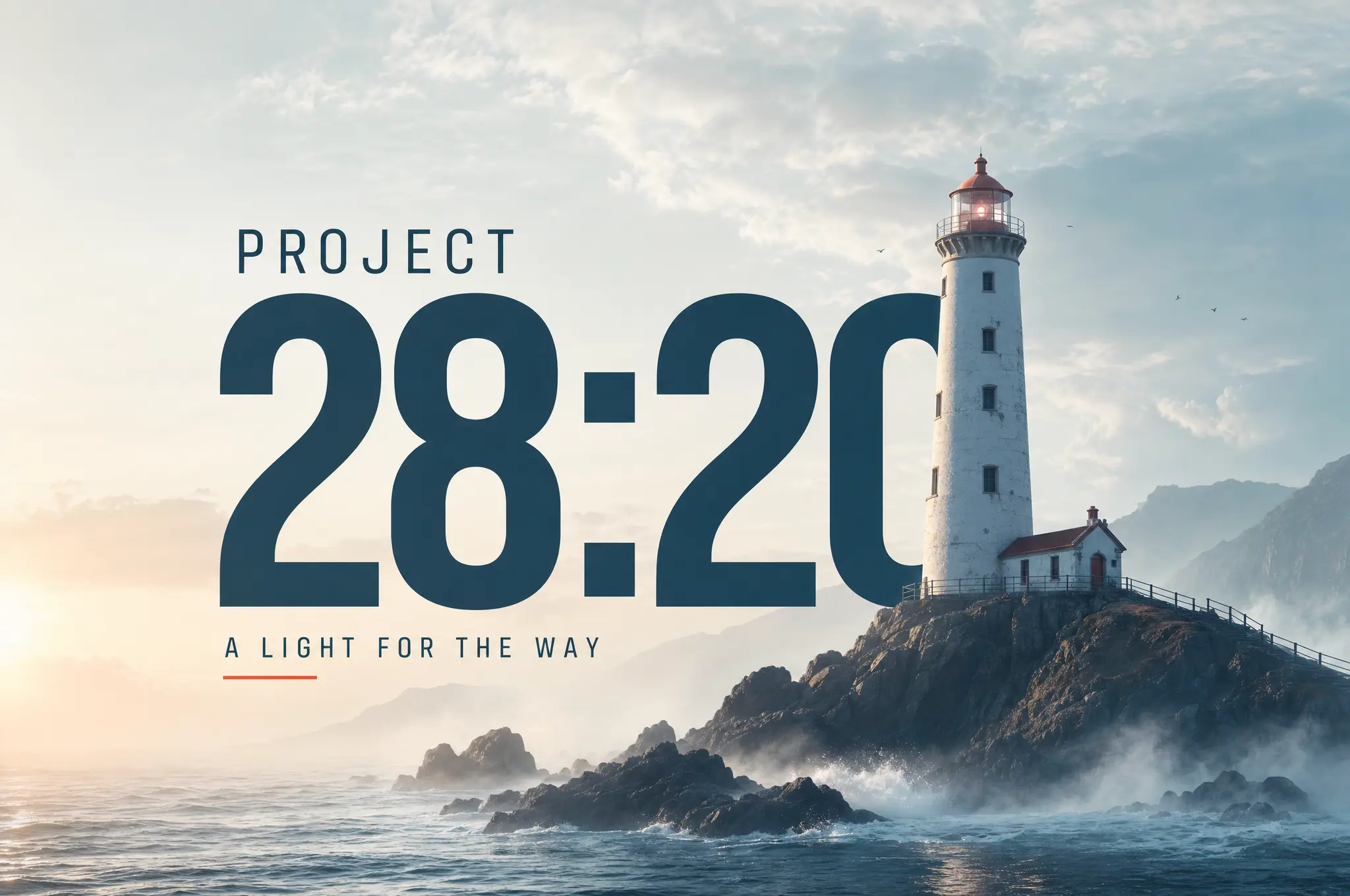 Project 28:20 homepage preview